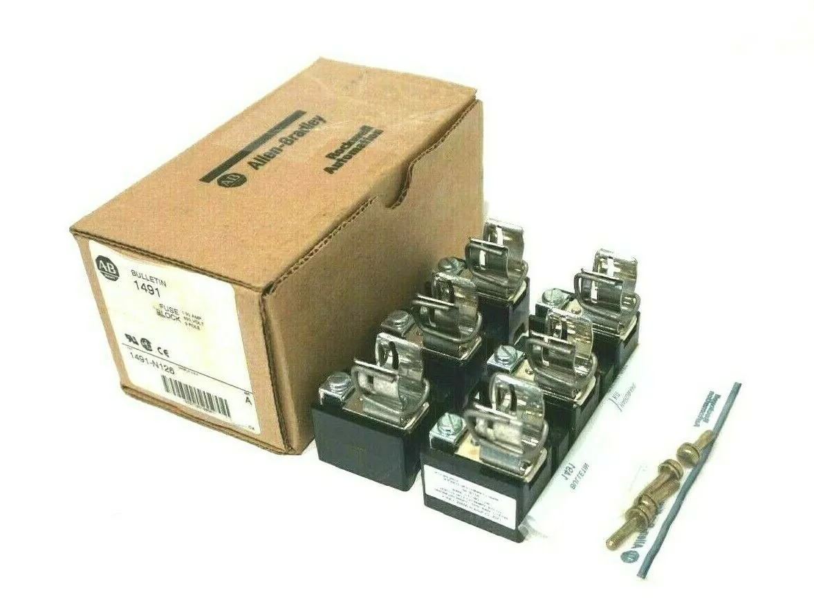 NEW ALLEN BRADLEY 1491-N126 FUSE BLOCK SER.A 1491N126