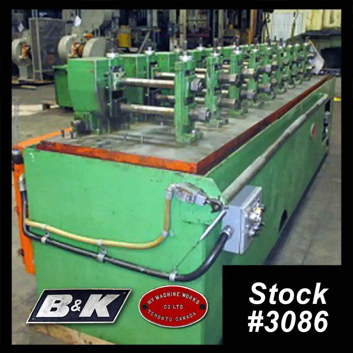 10 Stand x 1-1/4″ x 10″ B&K/MV Rollforming Line