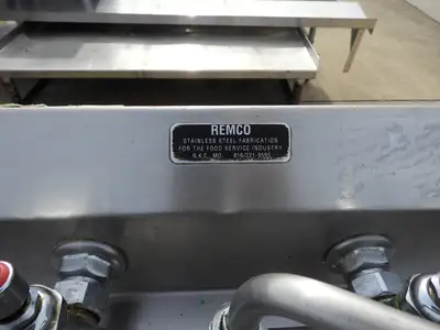 Used Remco Used Remco 2 Compartment Commercial Stainless Steel Sink with Twist Drains - SS16 Sinks Illinois US | Falcon Restaurant Supply #1376478