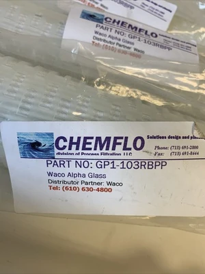 LOT OF 4 CHEMFLO PROCESS FILTERS PN# GP1-103RBPP FAST SHIPPING!