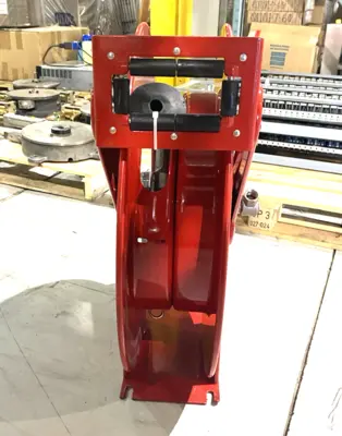Used Reelcraft Spring-Return Dual-Pedestal Hose Reel Material Handling (misc) Michigan US | Maverick Industrial Sales #1395465