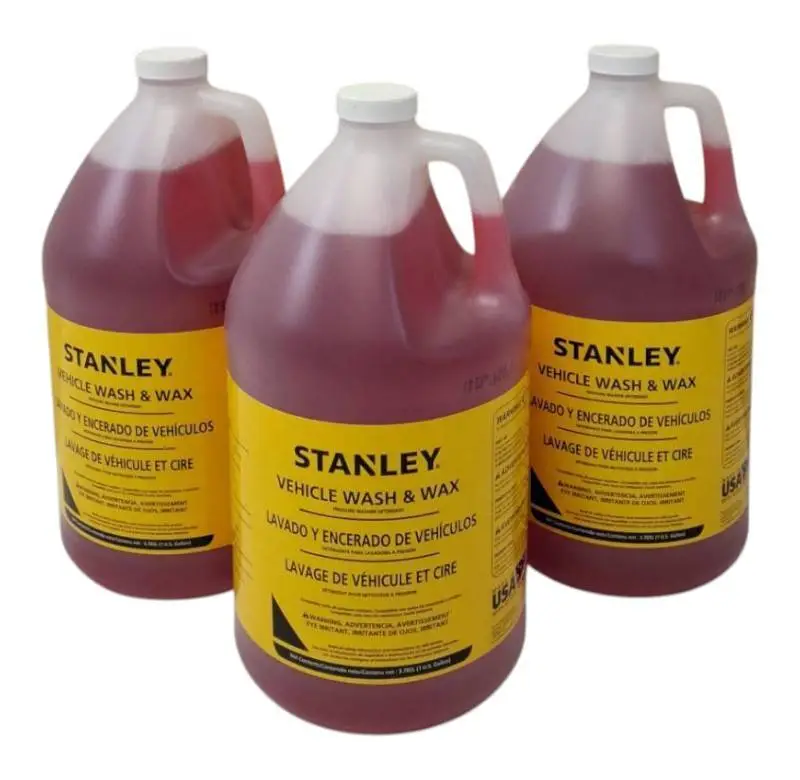 Stanley| (3) 1 Gallon Vehicle Wash & Wax - Pressure Washer Detergent Car & Truck Part #: STCTW004
