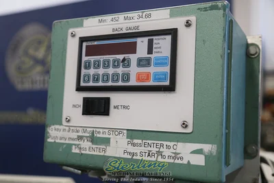 Used BETENBENDER 10-12 Power Squaring Shears (Gauge) California US | Sterling Machinery Exchange #1467183
