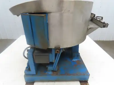 J&J Engineering V101 Vibratory Bowl Parts Feeder 115V Magnetic Coil Stainless
