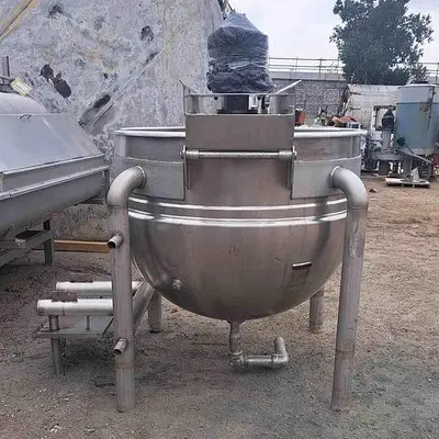 Kettle, 200 Gallon, S/St, Jkt, Agit, Hamilton #S745043