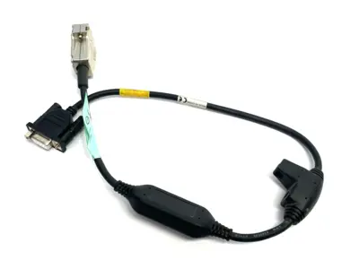 USED KEYENCE REV. B COMMUNICATION CABLE, CUSTOM ENDED