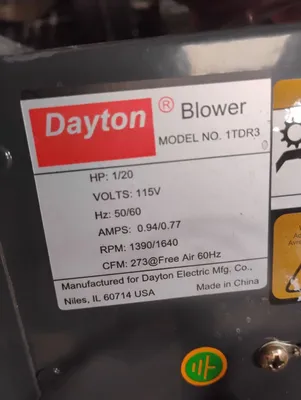 Dayton 1TDR3 BLOWER FAN | ESS Industrial Equipment Sales (4)