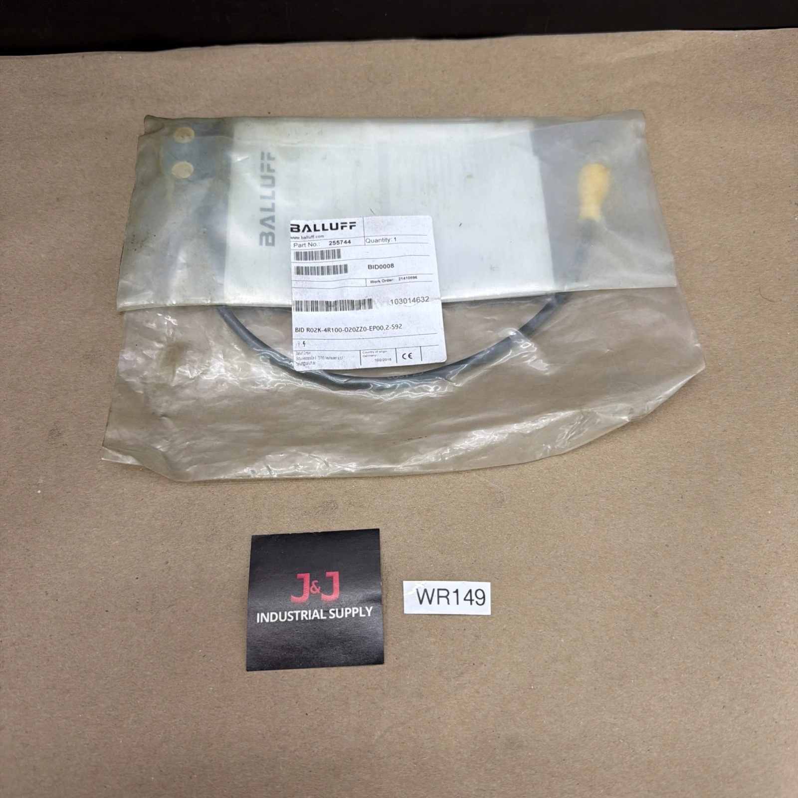 NEW Balluff Balluff BID0008 R02K-4R100-020ZZ0-EP00