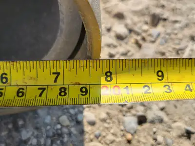 6" x 75 ft Hose Black w/ Camlock Coupling