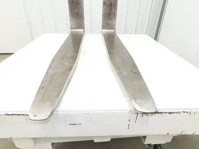 Kenhar K551 6x47" Class 3 Steel Forklift Forks 20" Carriage 8000 lb 1-Pair READ