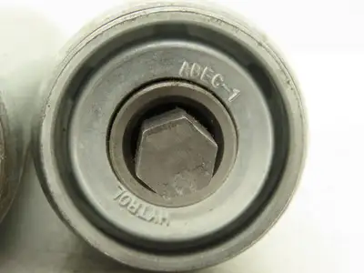 Hytrol 1.9"x 9"BF Steel Gravity Conveyor Roller 7/16" Hex Axle  Lot of 2