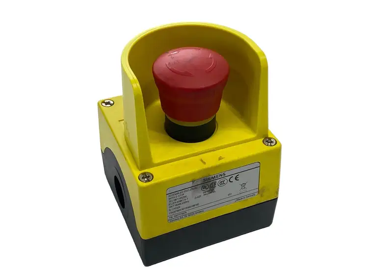 Used Siemens Emergency Stop Housing Enclosure Relays & Switches Michigan US | Maverick Industrial Sales #1391689