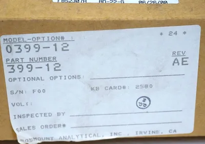 NEW ROSEMOUNT PH-201 ORP SENSOR/PROBE 399-12