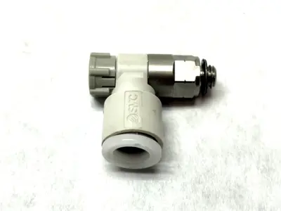 AS1201F-M5-07A | SMC  Speed Control Fitting LOT OF 3 - Used