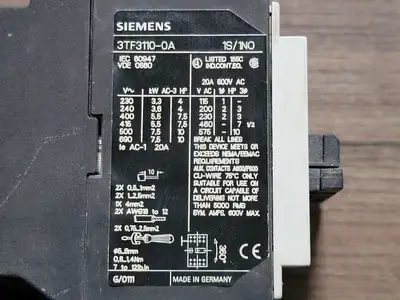 USED SIEMENS 3TF3110-0A
