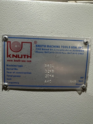 Used 2013 KNUTH R 60V RADIAL ARM DRILL Radial Drills Texas US | IRS Auction #1411254