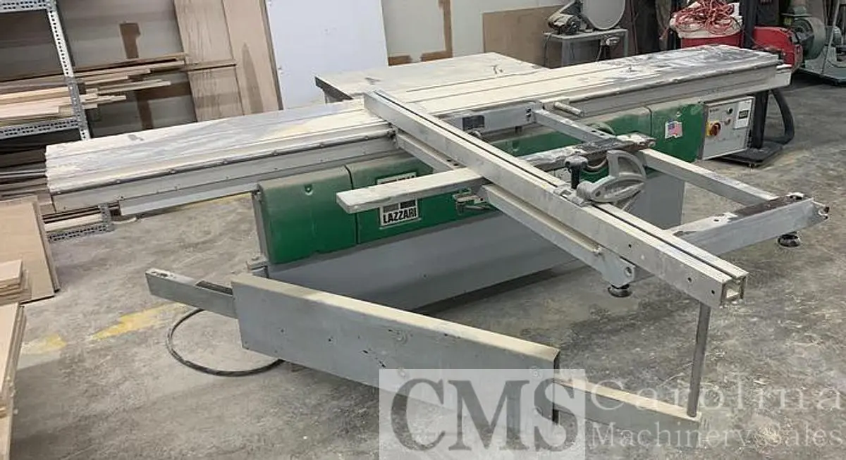 USED LAZZARI TEME-3000I SLIDING TABLE SAW