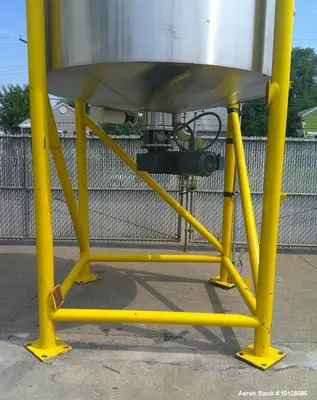 Used 1,900 Gallon JV Northwest Stainless Steel Jacketed Tank with 3 HP Agitator – 45 PSI, UM Stamped