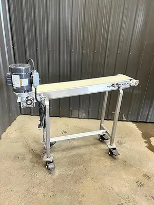 🔴 Heading to Auction May 27 - Used Belt Conveyor, 8’’ Wide X 50’’ Long