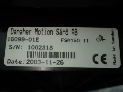 USED DANAHER MOTION 1609901E