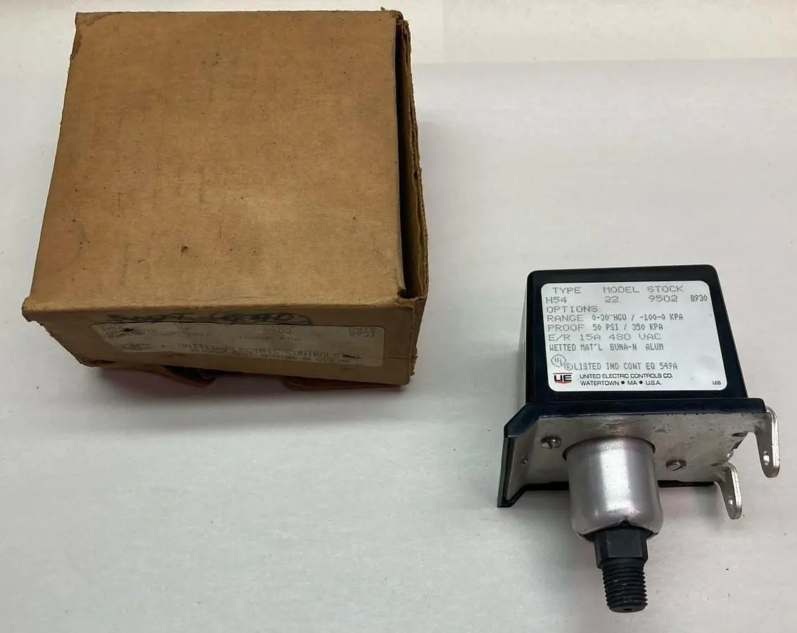 Used UNITED ELECTRIC H54 Industrial Controls Ohio US | Surplus Asset Holdings #1242074