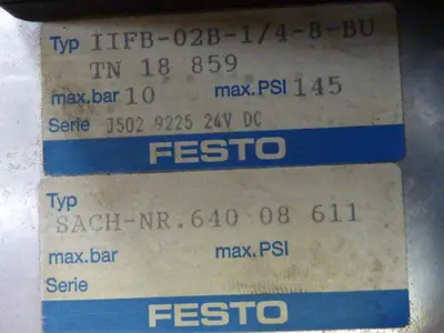 USED FESTO IFB8-02
