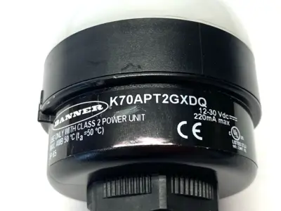 USED BANNER ENGINEERING EZ-LIGHT: 1-COLOR TOUCH SENSOR GEN 2; JOB LIGHT ONLY