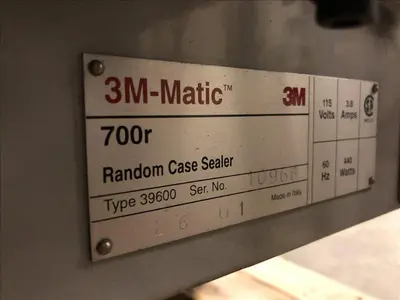 Used 3M 39600 Sealers Ohio US | Portage Packaging Systems, Inc. #1389719