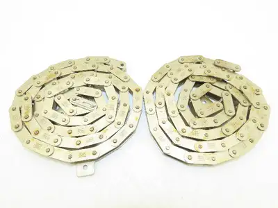 Tsubaki RF2040 Chain Attachment 55" Long Conveyor Double Pitch 1" Lot of 2