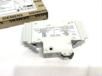 USED SIEMENS MINIATURE CIRCUIT BREAKER 1-POLE 6A
