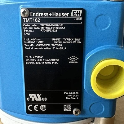 NEW Endress+Hauser TMT162-F21225BAA