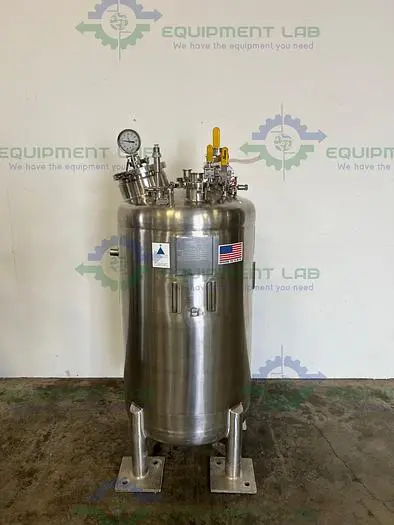 Used PRECISION STAINLESS 284 LITER 316 STAINLESS STEEL  PRESSURE VESSEL 15 PSI @ 248F Reactors | Equipment Lab #486184