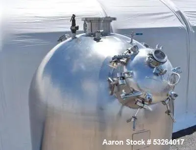Used Hamilton 500 Gallon Stainless Steel Kettle – Jacketed, 125 PSI, Full Vacuum