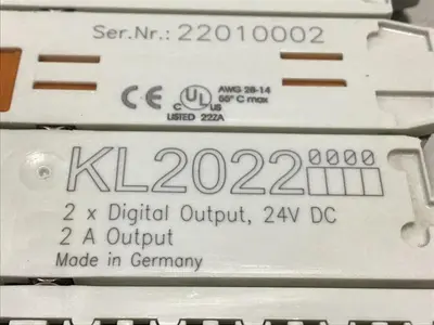 USED BECKHOFF KL2022