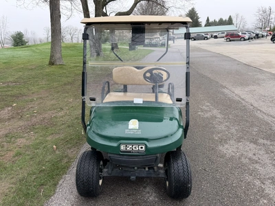 (1) 2015 E-Z-Go golf cart with a Kawasaki gas engine, includes club and ball washer, does not includ...