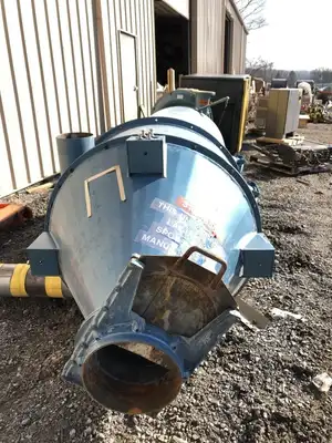 Spencer Vacuum Blower 55X75 31 Bag Filter Cyclone / Dust Collector 3200CFM 3PH