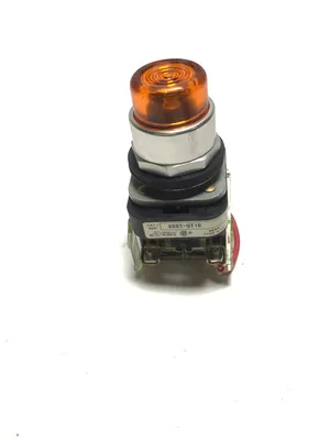 Allen-Bradley 800T-QT10 Push Button Amber Pilot Light