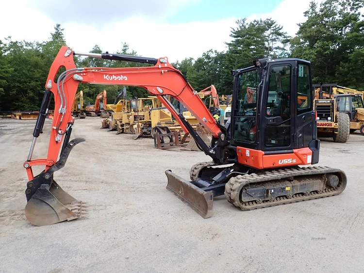 Used 2023 KUBOTA U55-5 Crawler Excavators - Mini Massachusetts US | Brookside Equipment Sales #1422160