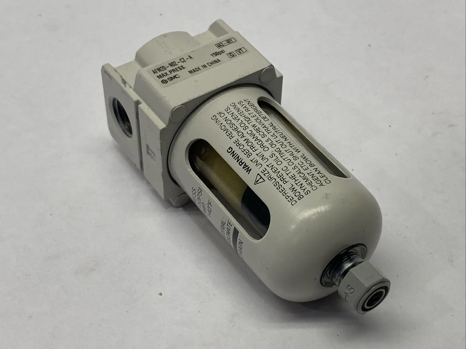AFM20-N02-CZ-A | SMC  Pneumatic Mist Separator 1/4" NPT - Used