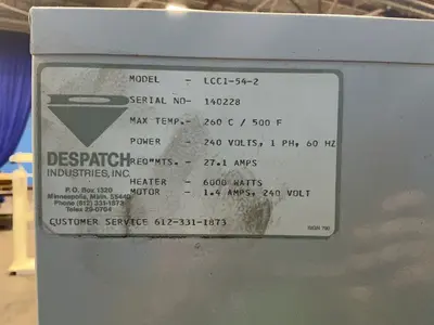 Used DESPATCH LCC1542 Heat Treating Units Ohio US | HGR 24 #1517997