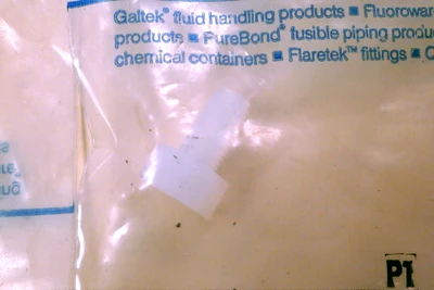 NEW FLUOROWARE P/N P1 MNPT 1/16" Hex 1/2"