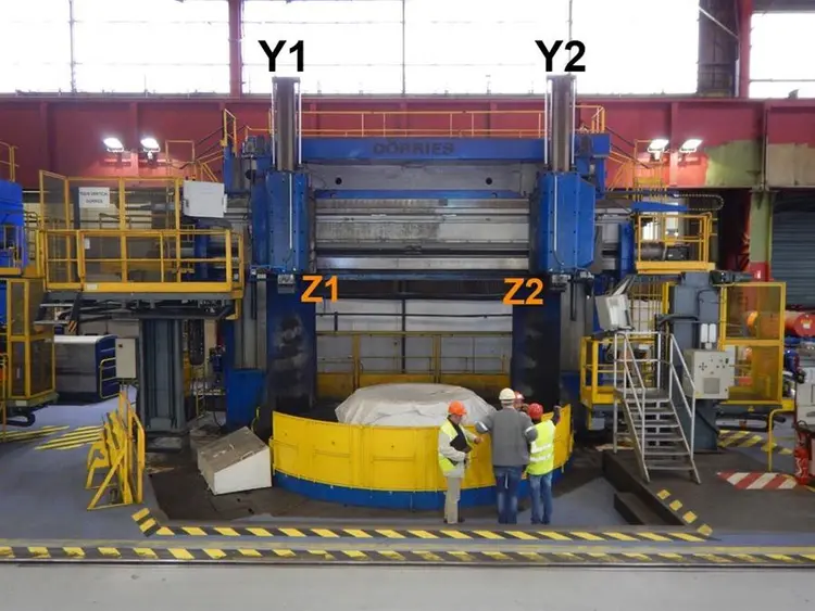 Used DORRIES Ø 6500 X 4270 MM CNC Vertical Boring Mills (incld VTL) BE | Apt International N.V #361776