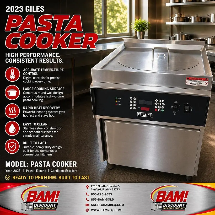 Used 2023 GILES GEF-720 Cooking Kettles Florida US | BAM Discount Restaurant Equipment #1415486