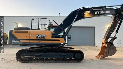 Used 2023 HYUNDAI HX350AL Crawler Excavators North Carolina US | National Equipment Dealers #1422326