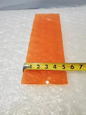ARTUS PLASTIC SHEET AMBER 5X20X.001