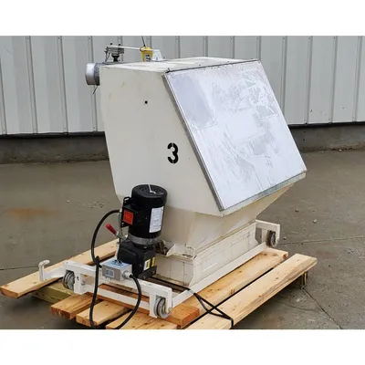 Used Bag Dump Station with Sifter / Lump Breaker