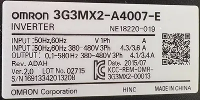 Omron 3G3MX2-A4007-E Electrical/PLC/Automation | ESS Industrial Equipment Sales (6)