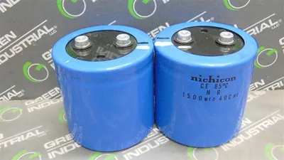 Pair of 2 Nichicon CE 85° Capacitors 1500 MFD 400 WV Used