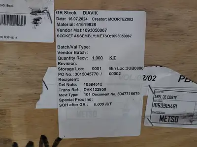 New | in-Stock METSO 1093050067 Parts British Columbia CA | Lenmark #478839