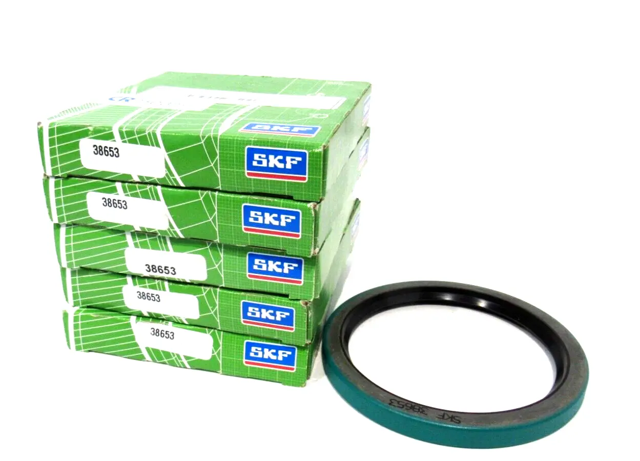 LOT OF 5 NEW SKF 38653 OIL SEALS